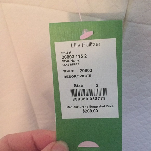 NWT Lilly Pulitzer White Lane Dress - Picture 4 of 4
